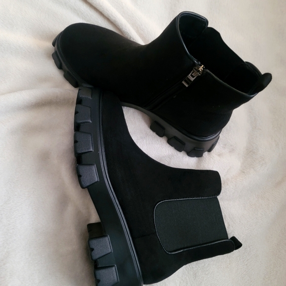 Combat boots Vegan Suede - Picture 5 of 5